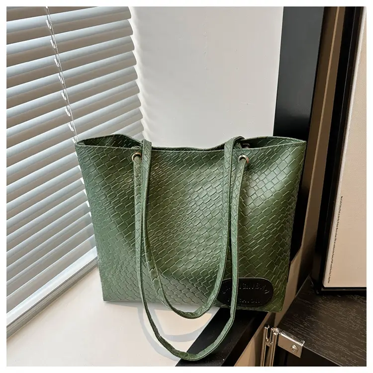 Women Woven Tan Shoulder Bag 2024 Spring Summer — feature 27