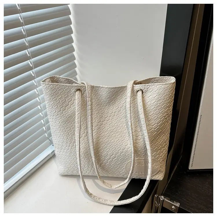 Women Woven Tan Shoulder Bag 2024 Spring Summer — feature 29