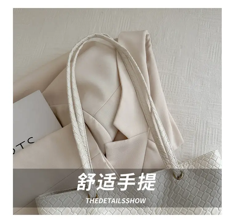 Women Woven Tan Shoulder Bag 2024 Spring Summer — feature 6