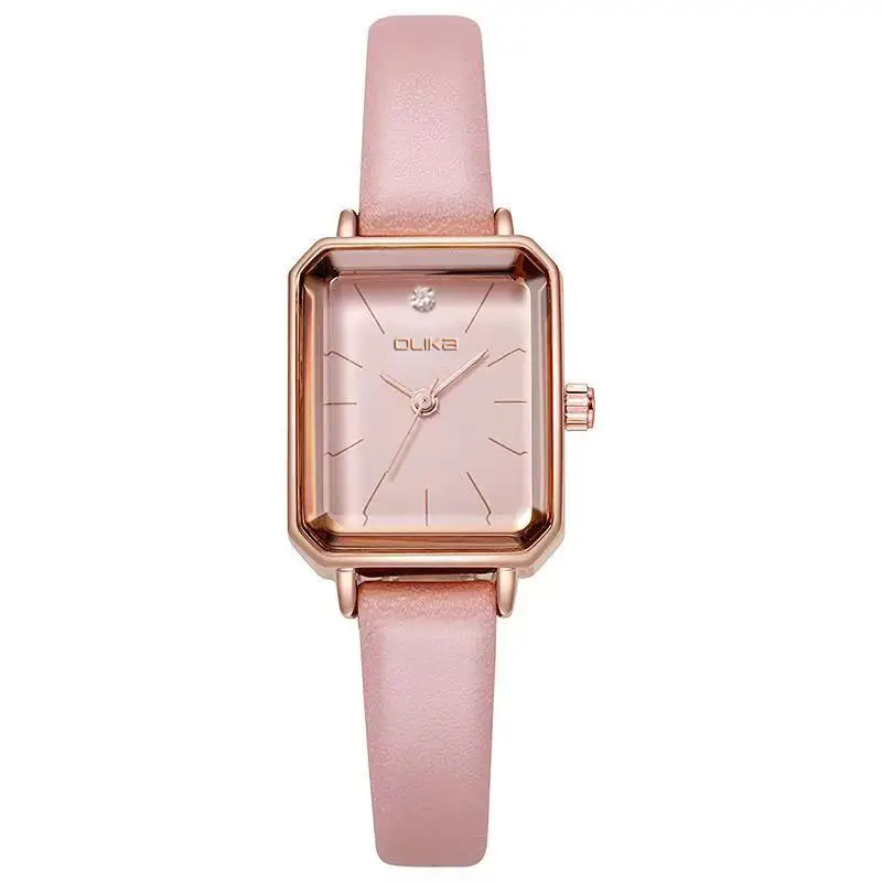Women's Pink Quartz Wristwatch with Rose Gold Dial - Image 6