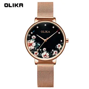 Women's Pink Quartz Wristwatch with Rose Gold Dial — feature 5