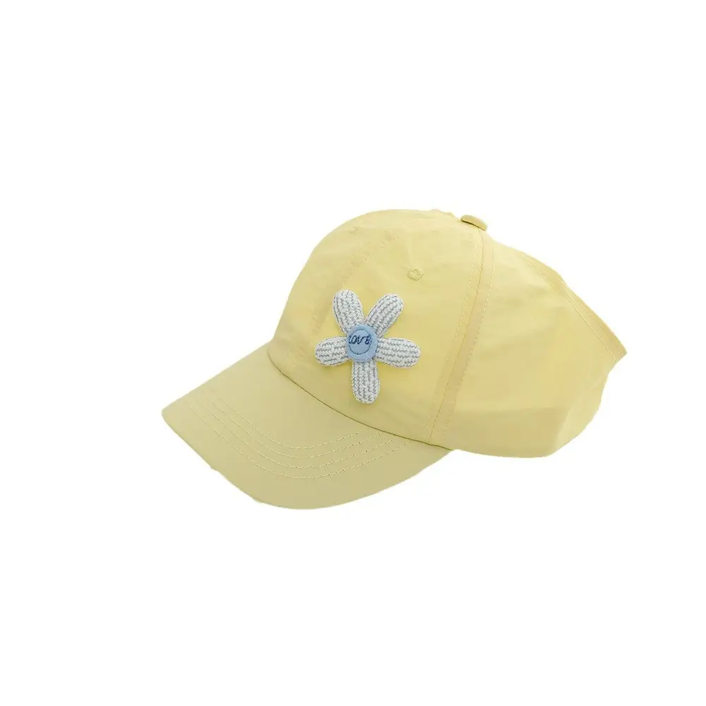 Girls Yellow Flower Sunglasses Cap Summer Hat - Image 11