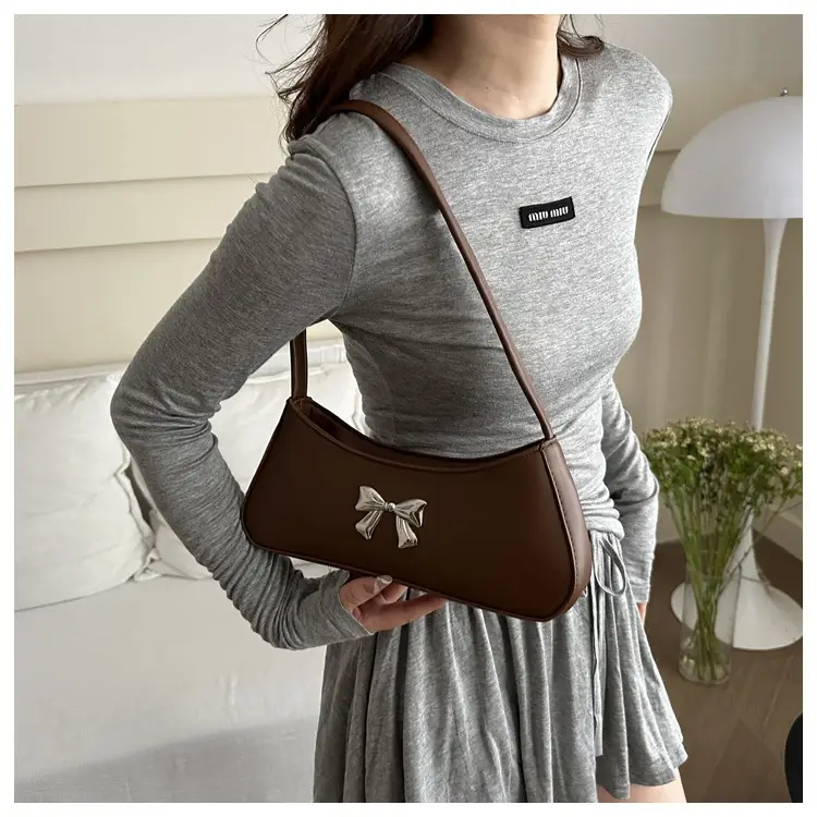 Women's Brown Butterfly Shoulder Bag 2024 — feature 8