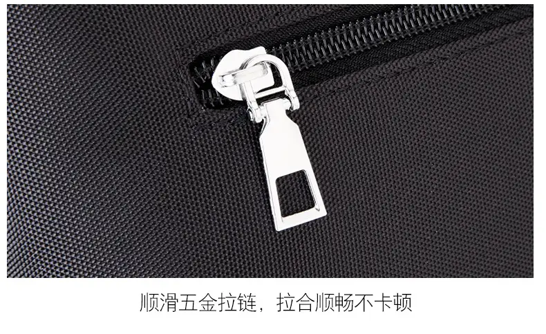 Men's Navy Blue Business Handbag Large Capacity Office Travel — feature 34