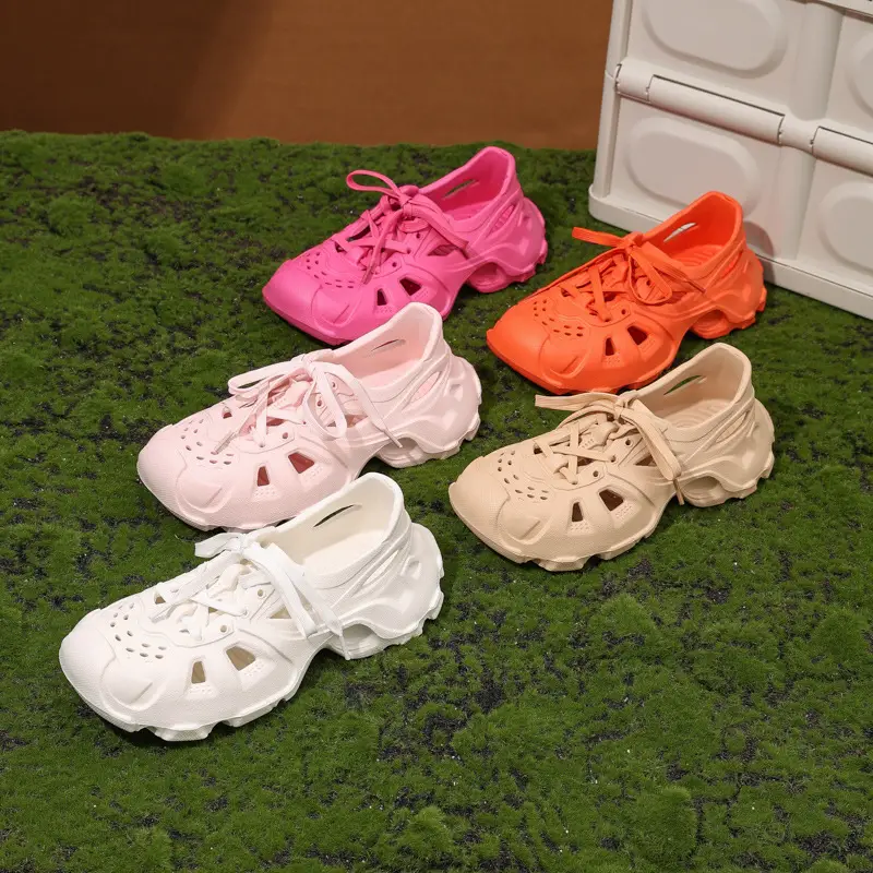 Orange EVA Kids Shoes Summer Beach Wear