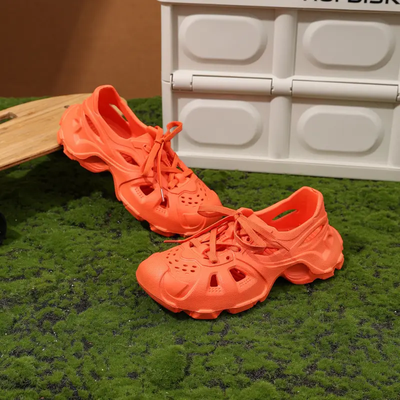 Orange EVA Kids Shoes Summer Beach Wear