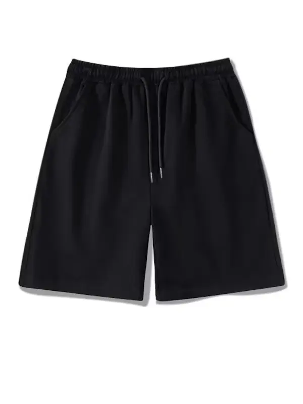 Men's Grey Loose Fit Casual Shorts Summer Wear