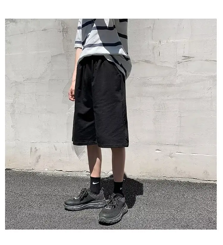 Men's Grey Loose Fit Casual Shorts Summer Wear — feature 14