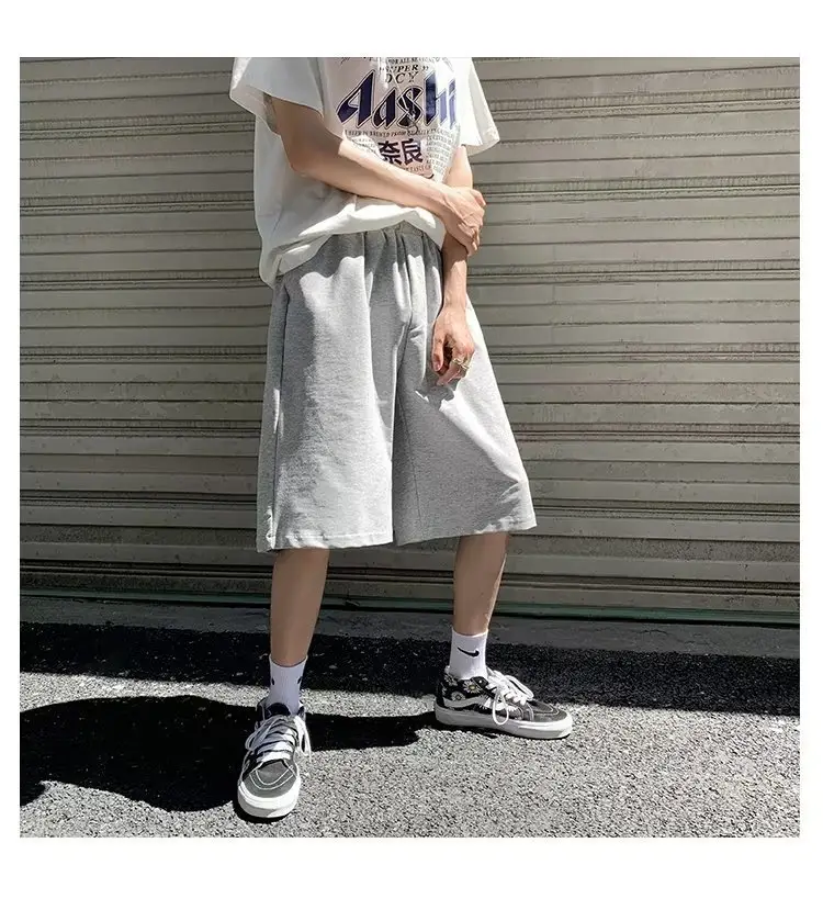 Men's Grey Loose Fit Casual Shorts Summer Wear — feature 18