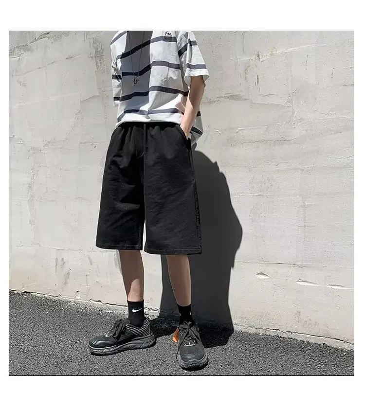 Men's Grey Loose Fit Casual Shorts Summer Wear — feature 25