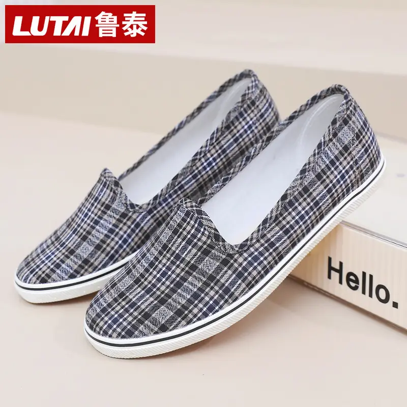 Lutai Women's Shoes Soft Sole Not Tired Feet Casual Shoes Mom Shoes Work Shoes Flat Shoes Slip-on Lazy Shoes Women's Shoes - Image 10