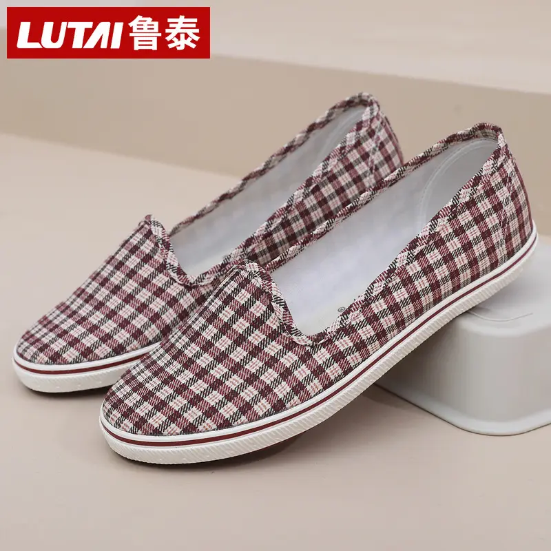 Lutai Women's Shoes Soft Sole Not Tired Feet Casual Shoes Mom Shoes Work Shoes Flat Shoes Slip-on Lazy Shoes Women's Shoes - Image 11