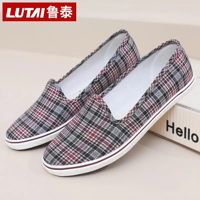 Lutai Women's Shoes Soft Sole Not Tired Feet Casual Shoes Mom Shoes Work Shoes Flat Shoes Slip-on Lazy Shoes Women's Shoes - Image 12