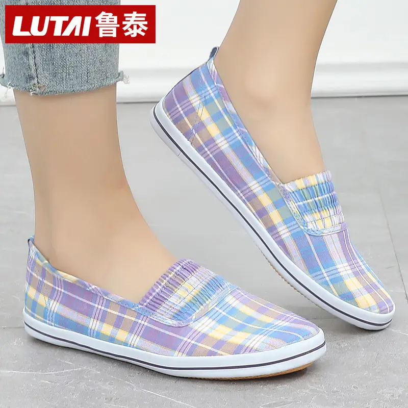 Lutai Women's Shoes Soft Sole Not Tired Feet Casual Shoes Mom Shoes Work Shoes Flat Shoes Slip-on Lazy Shoes Women's Shoes - Image 5