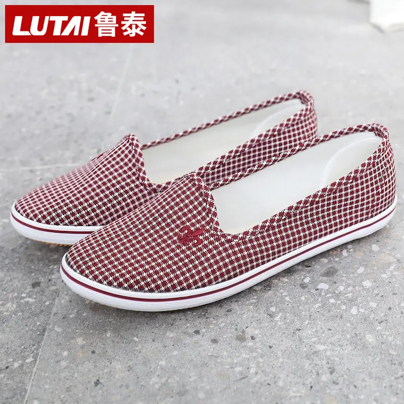 Lutai Women's Shoes Soft Sole Not Tired Feet Casual Shoes Mom Shoes Work Shoes Flat Shoes Slip-on Lazy Shoes Women's Shoes - Image 7