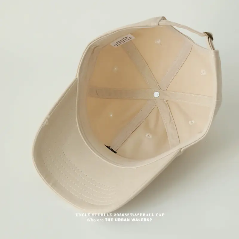 Korean Bear Cap Blue Black White Baseball Cap — feature 5