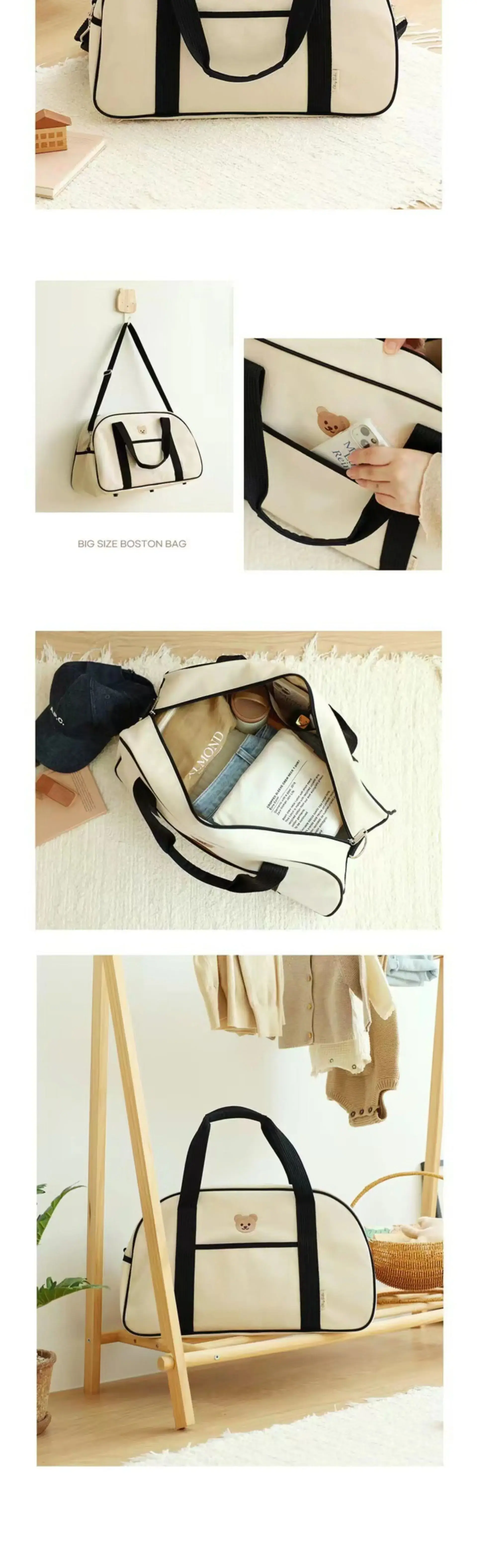 White Large Capacity Baby Handbag 2023 — feature 5