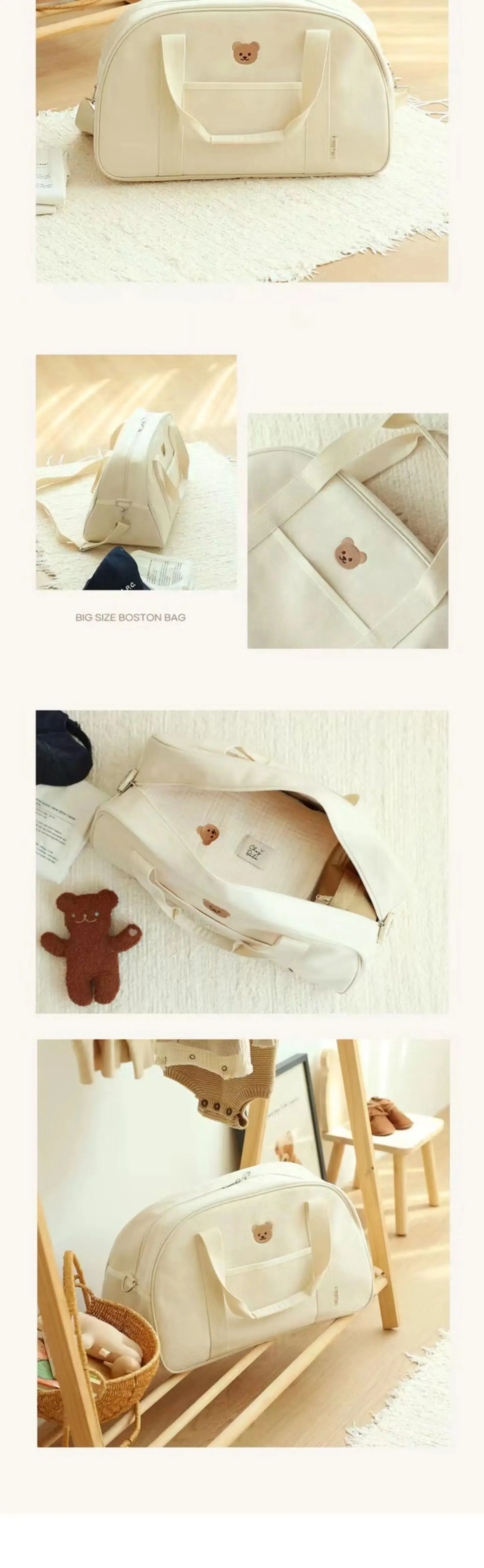 White Large Capacity Baby Handbag 2023 — feature 8