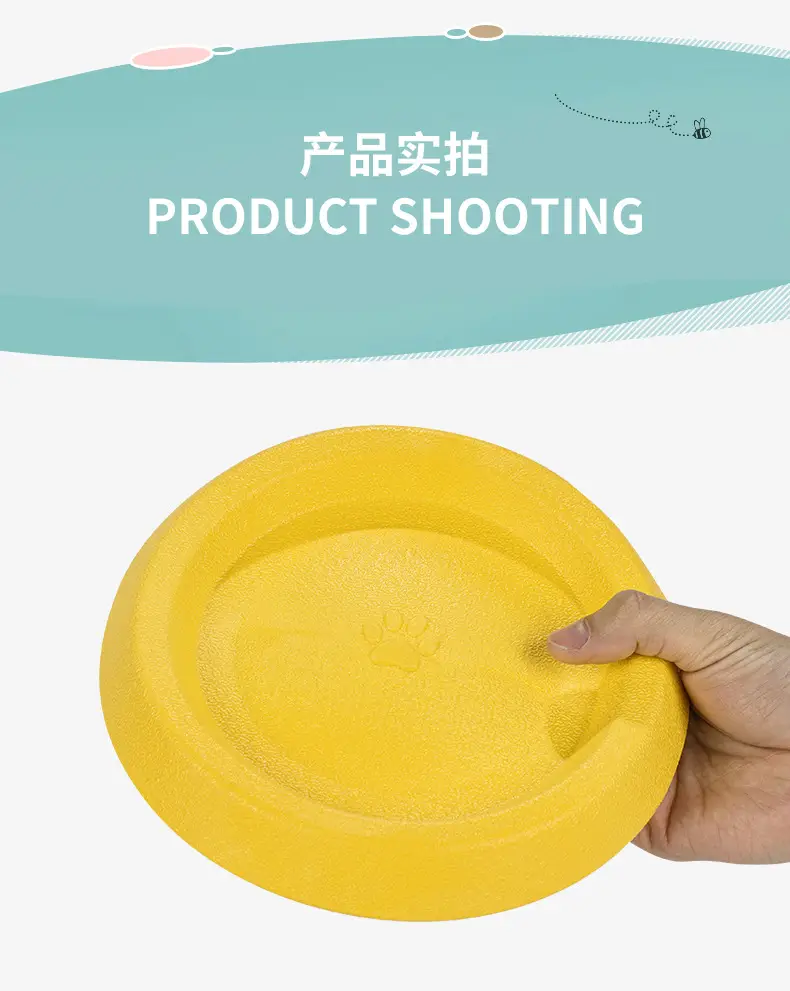 in stock Pet Toy Ball Dog Floating Frisbee Pull Ring Training Dog Pull Ring Bite-resistant Molar Pet Ball Wearing Rope Ball — feature 9