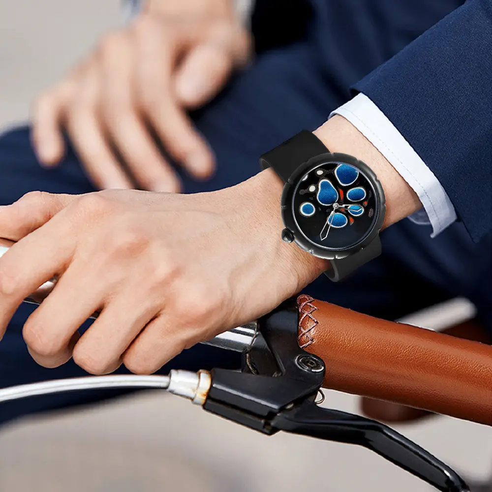 Men's Famous Brand Casual Blue Dial Watch - Image 6