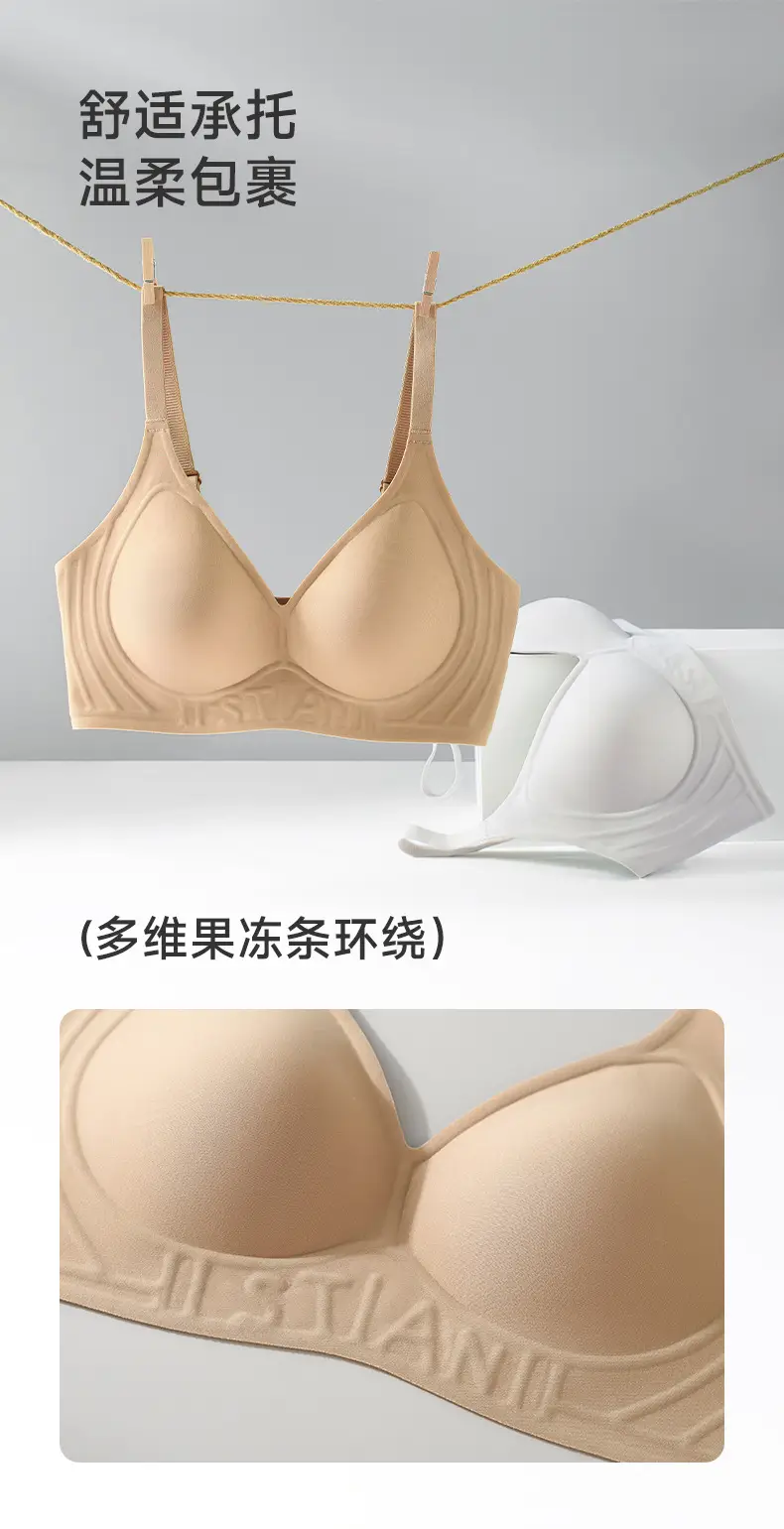 Women's Small Chest Push-Up Anti-Sagging Bra Non-Rimless — feature 4