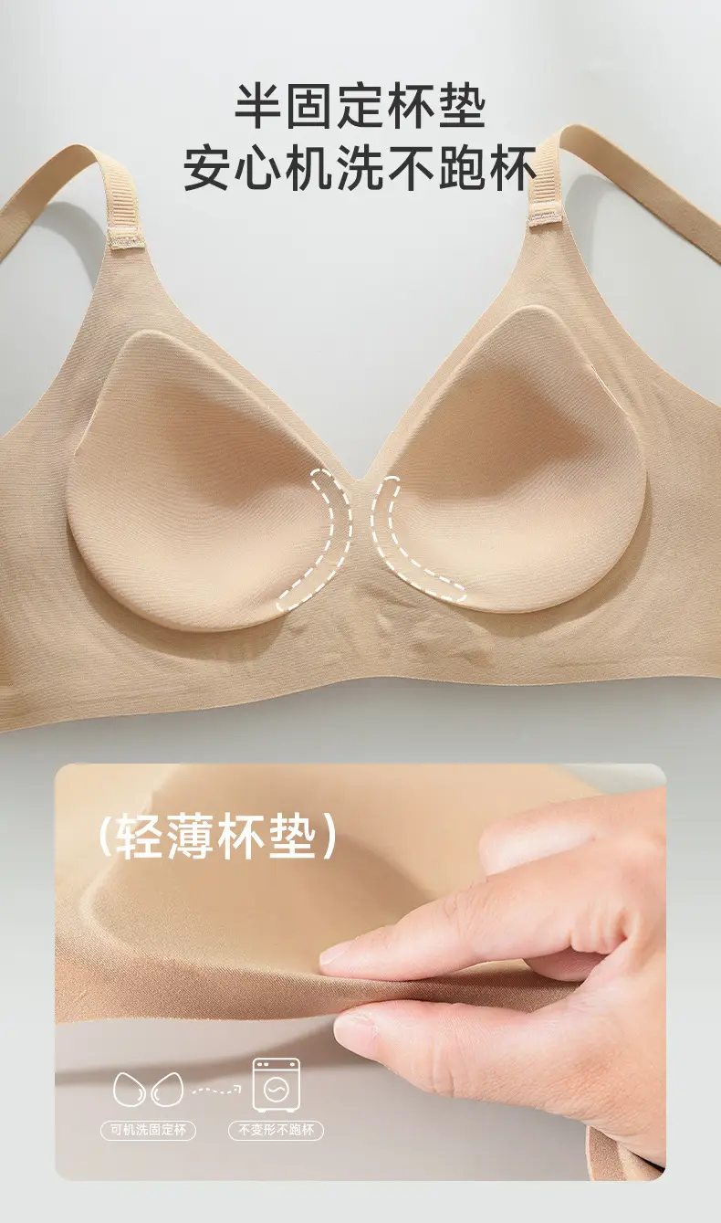 Women's Small Chest Push-Up Anti-Sagging Bra Non-Rimless — feature 5
