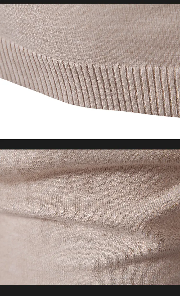 Men's Black Retro Round Neck Sweater — feature 14