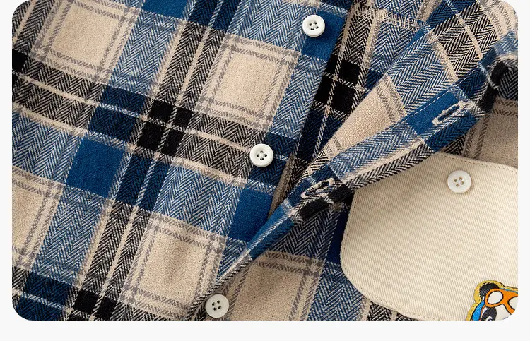 Dudu Boys Plaid Shirt & Pants Set Spring — feature 30