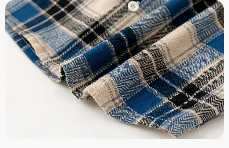 Dudu Boys Plaid Shirt & Pants Set Spring — feature 35