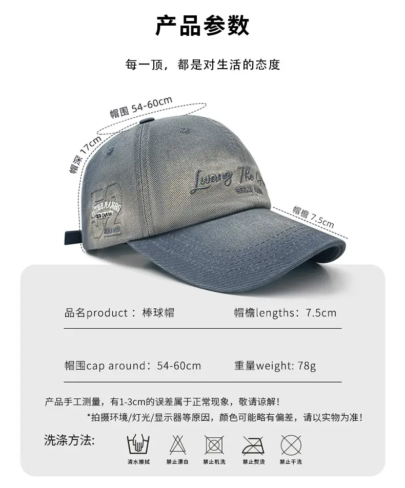 Retro Gradient Baseball Cap for Kids Summer Casual All-match — feature 21