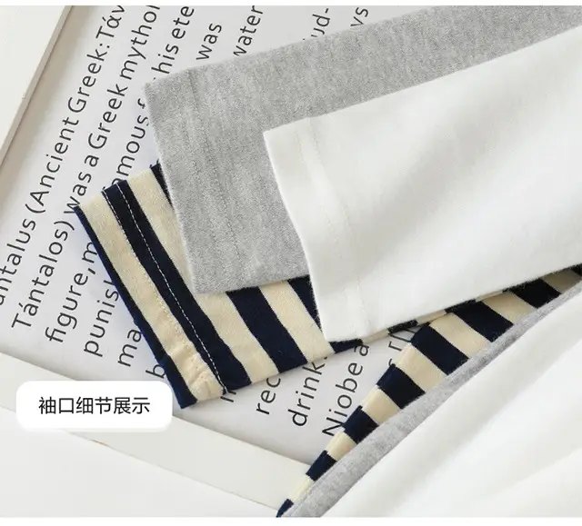 New European Style Boys Cotton Long Sleeve T-Shirt Light Blue — feature 17