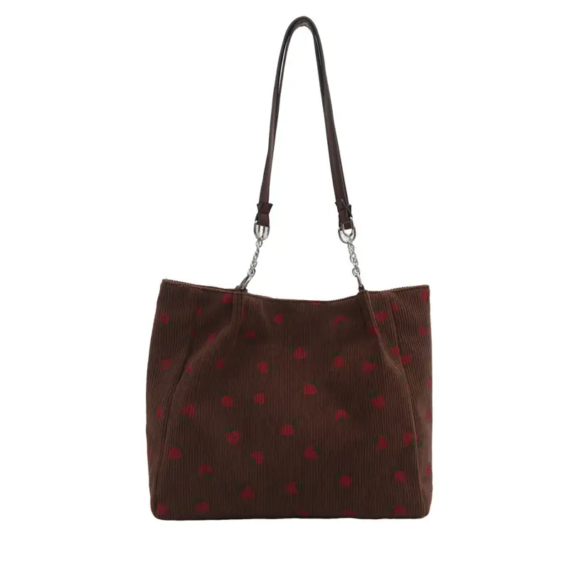 South Korea Ins Large Capacity Strawberry Tote Bag