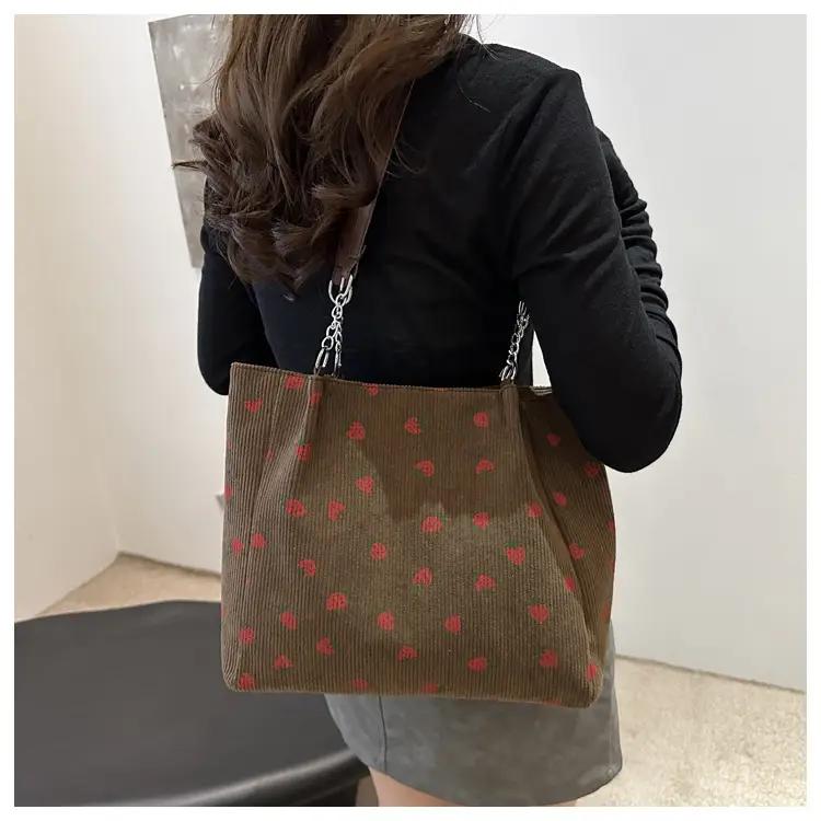 South Korea Ins Large Capacity Strawberry Tote Bag — feature 10