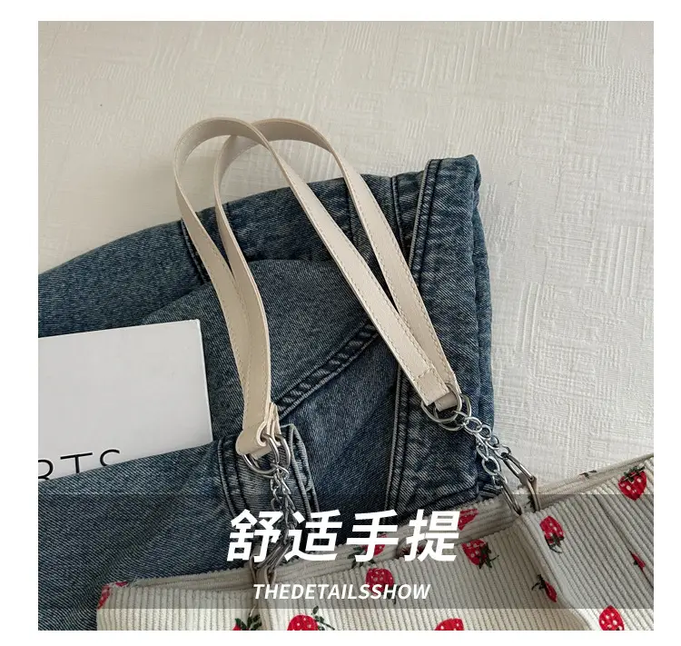 South Korea Ins Large Capacity Strawberry Tote Bag — feature 3