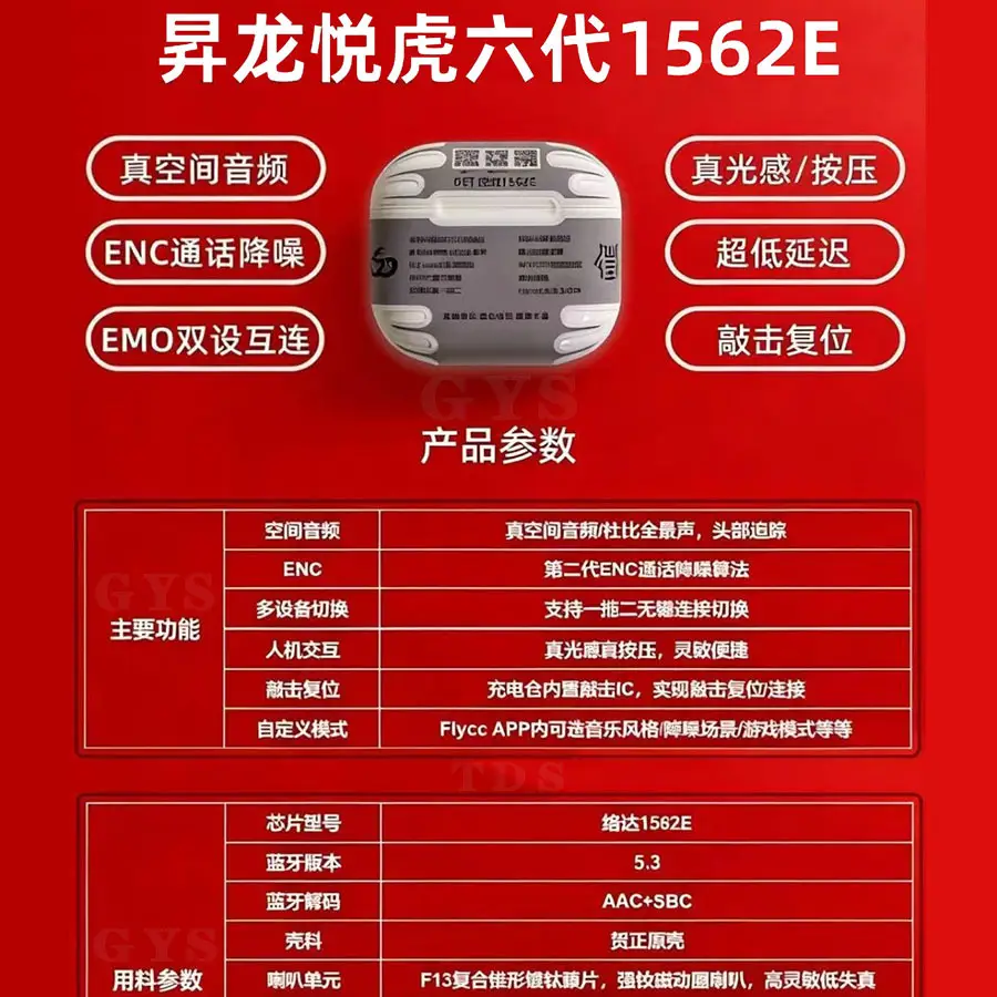 Bluetooth Headset Yuehu 1571Am Jerry Zhongke Pro3 Heart Rate Detection Noise Reduction Fifth Generation 1562Ae Suitable for 63E