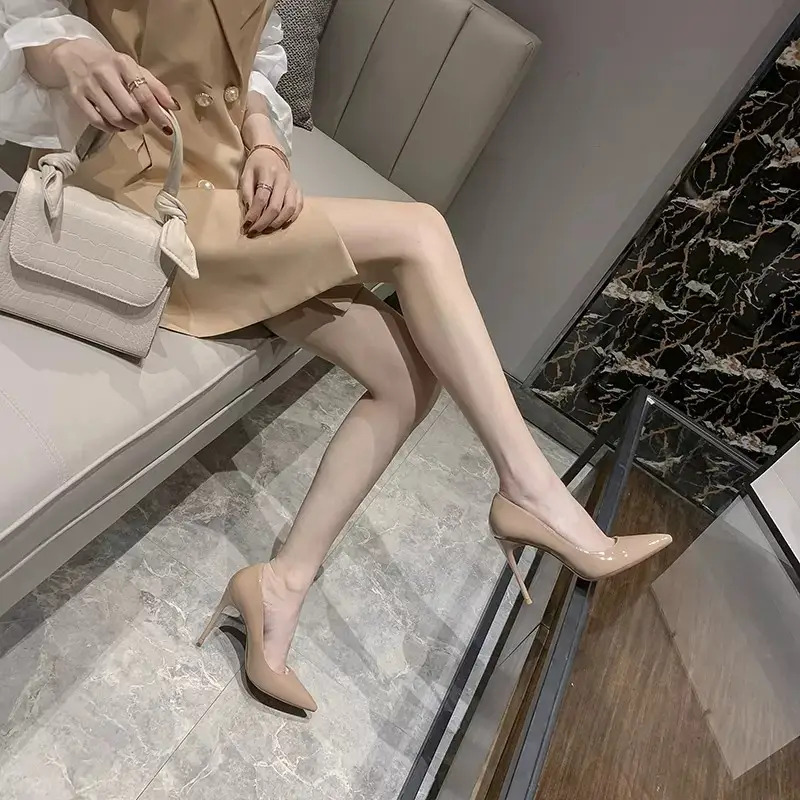 Nude Pointed Toe Stiletto Heels for Women 2023 - Image 6