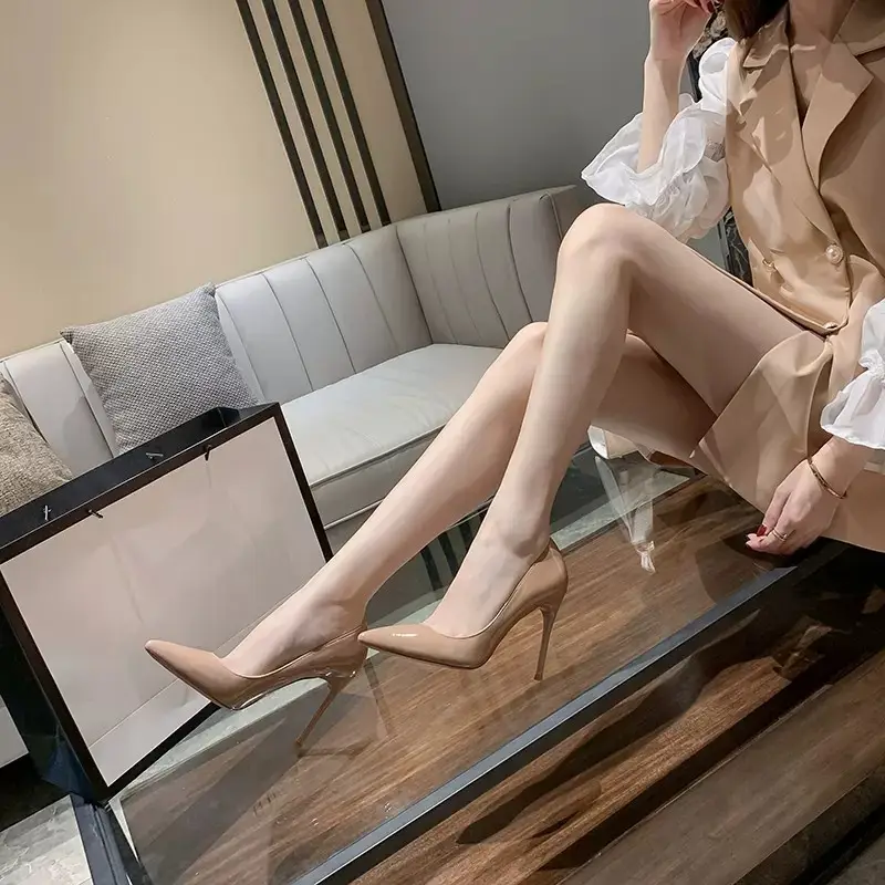 Nude Pointed Toe Stiletto Heels for Women 2023 - Image 7