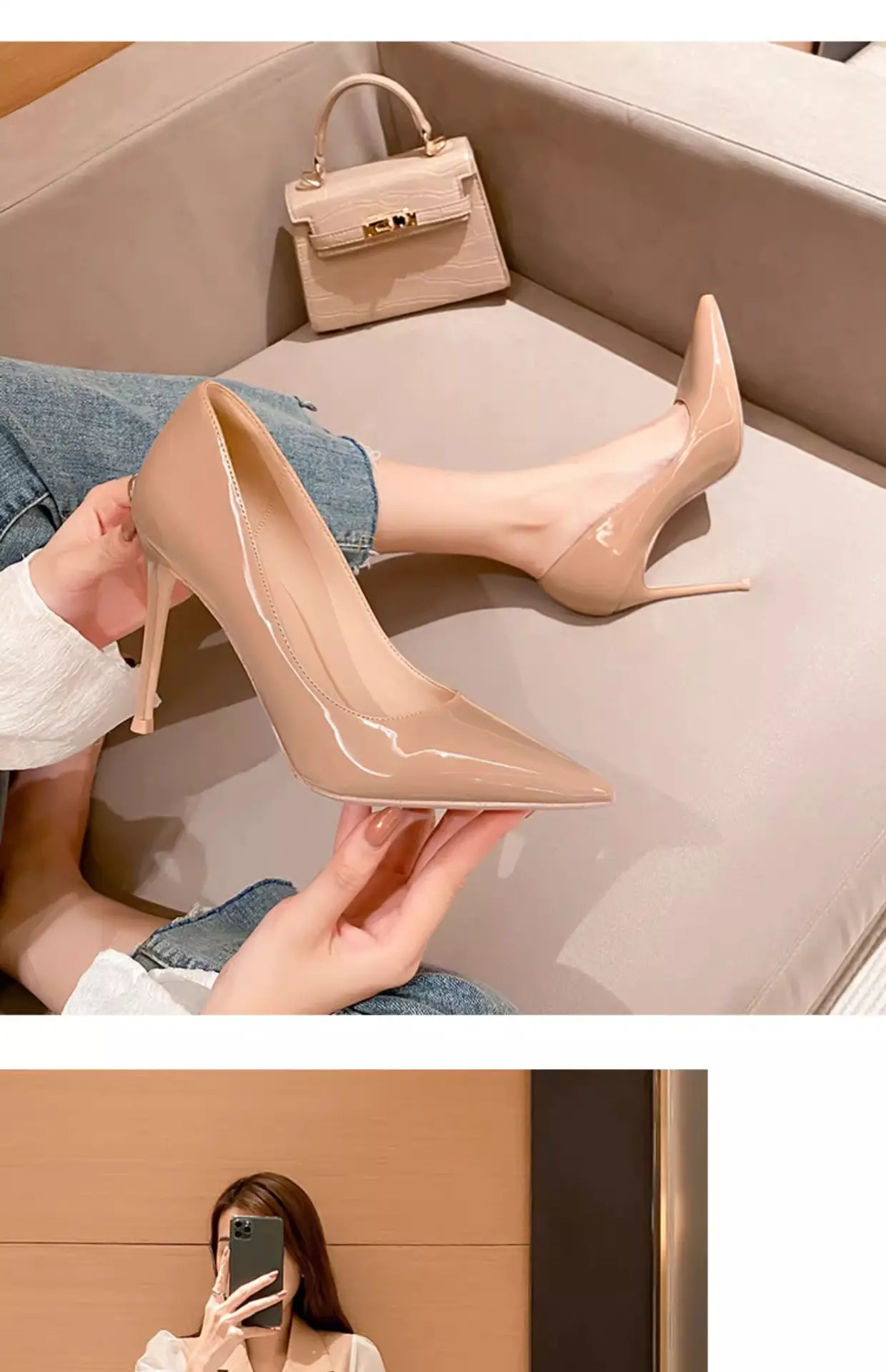 Nude Pointed Toe Stiletto Heels for Women 2023 — feature 10