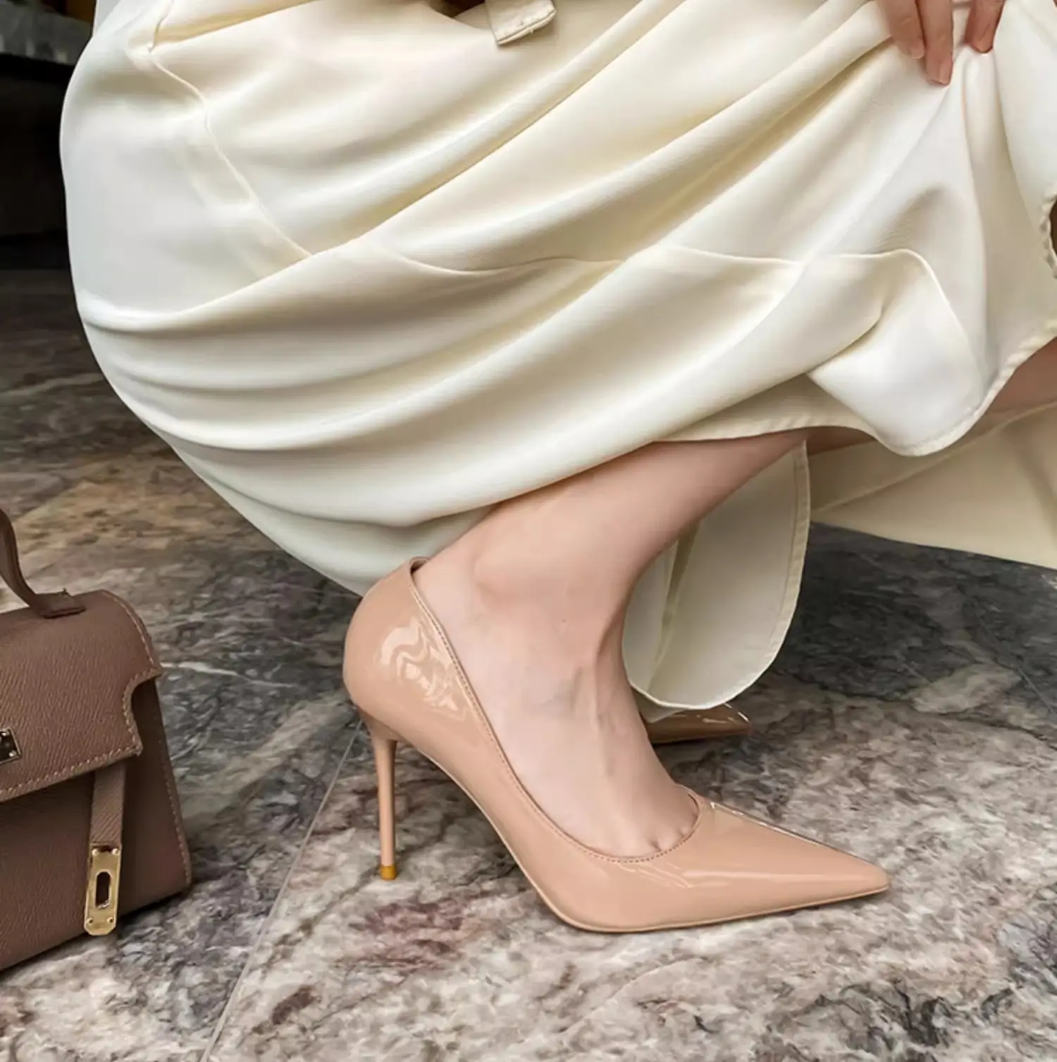Nude Pointed Toe Stiletto Heels for Women 2023 — feature 4