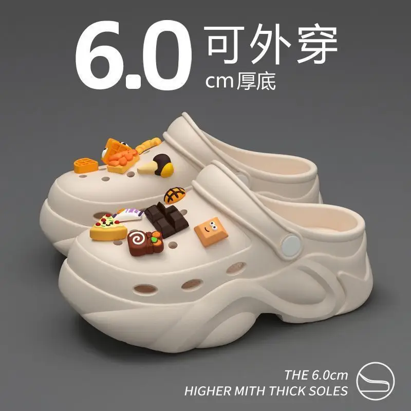 Women's Cute Cactus Crocs Outer Wear Sandals 2025 - Image 4