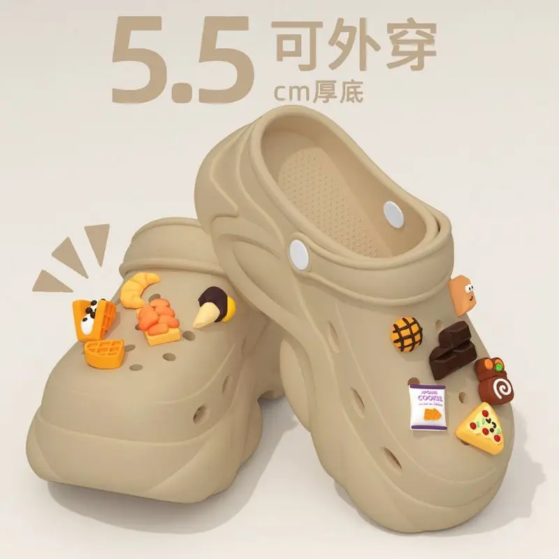Women's Cute Cactus Crocs Outer Wear Sandals 2025 - Image 5