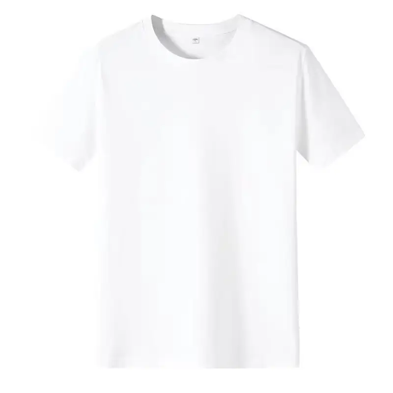 2024 Black Letter Printed T-Shirt Short Sleeve Round Neck - Image 7