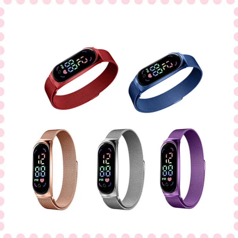 Wholesale LED Watch Mesh Belt Multi Color - Image 6