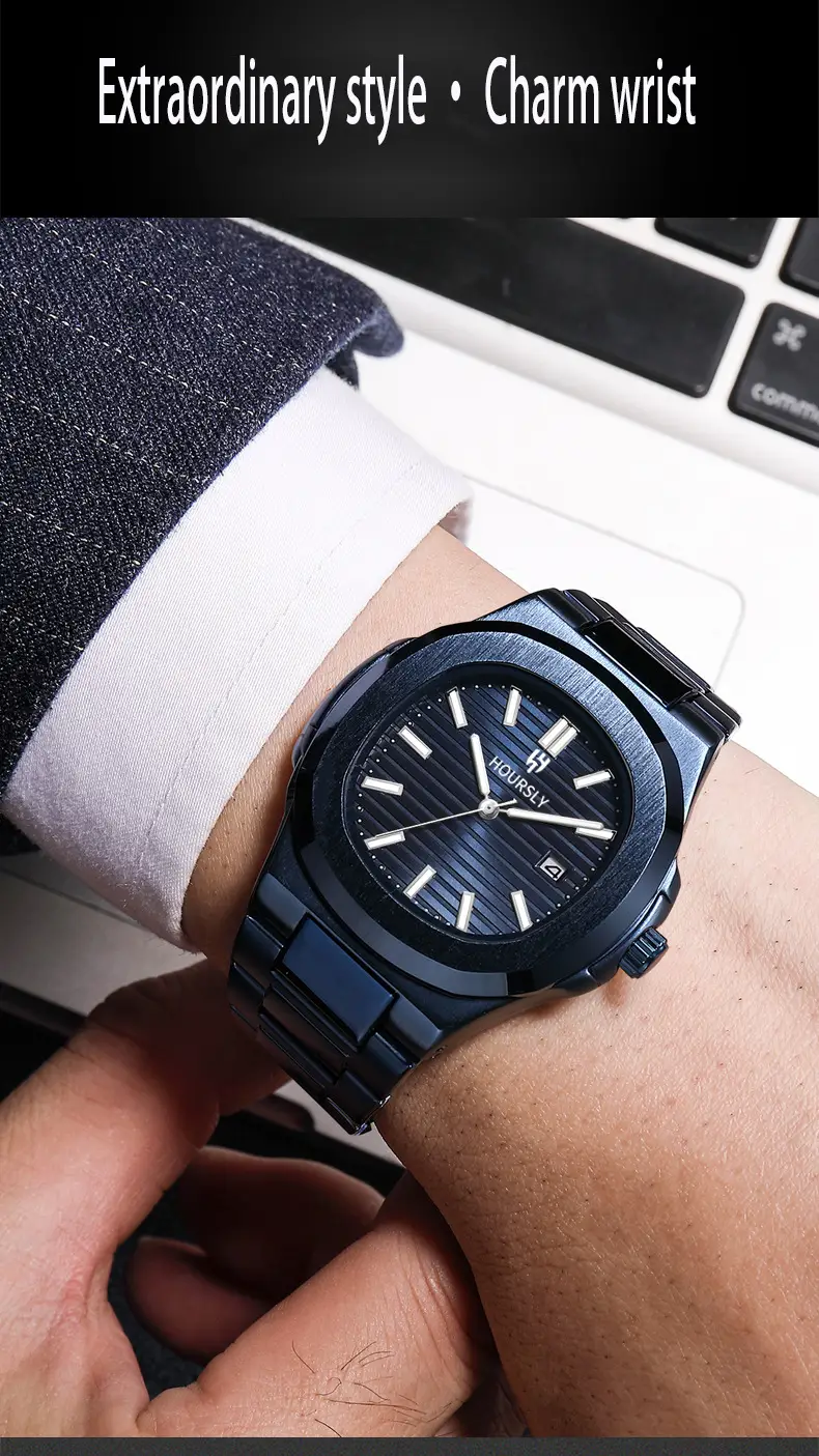 Hoursely Gold Ultra-Thin Men's Quartz Watch — feature 18