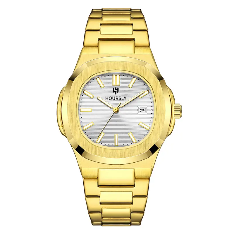 Hoursely Gold Ultra-Thin Men's Quartz Watch - Image 6