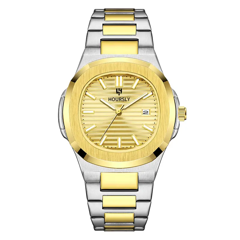 Hoursely Gold Ultra-Thin Men's Quartz Watch - Image 9