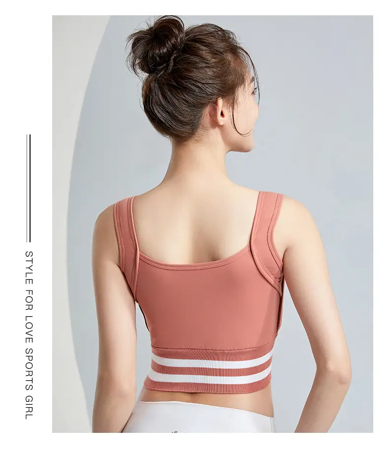 Running Sports Bra Women Non-Rim Front Zipper Quick Dry — feature 19