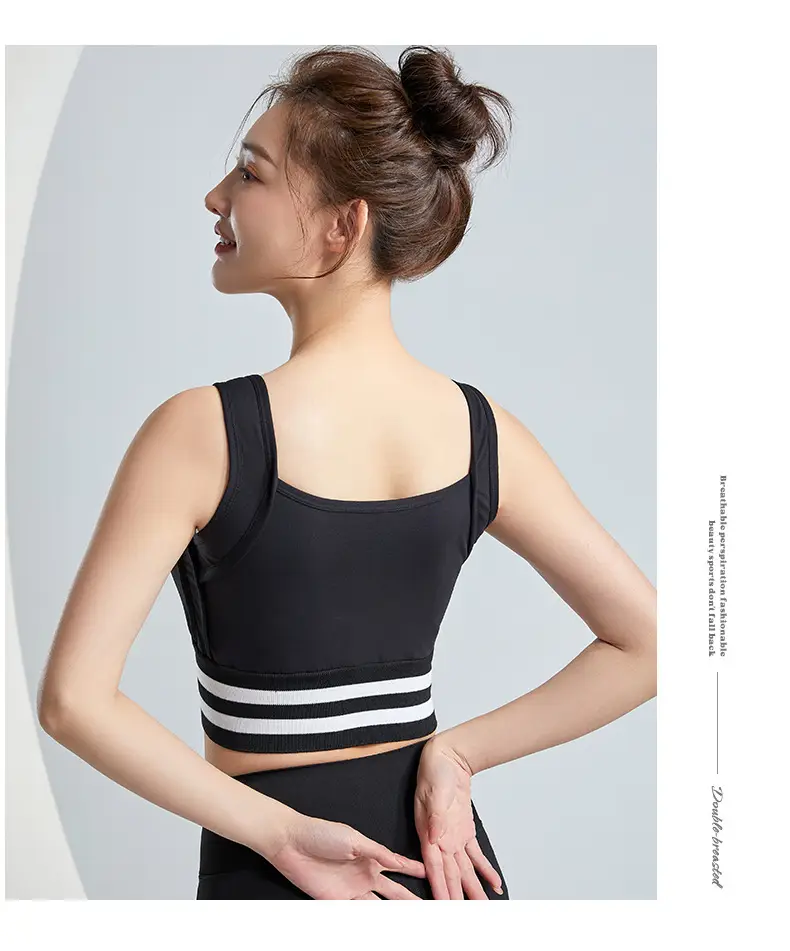 Running Sports Bra Women Non-Rim Front Zipper Quick Dry — feature 22