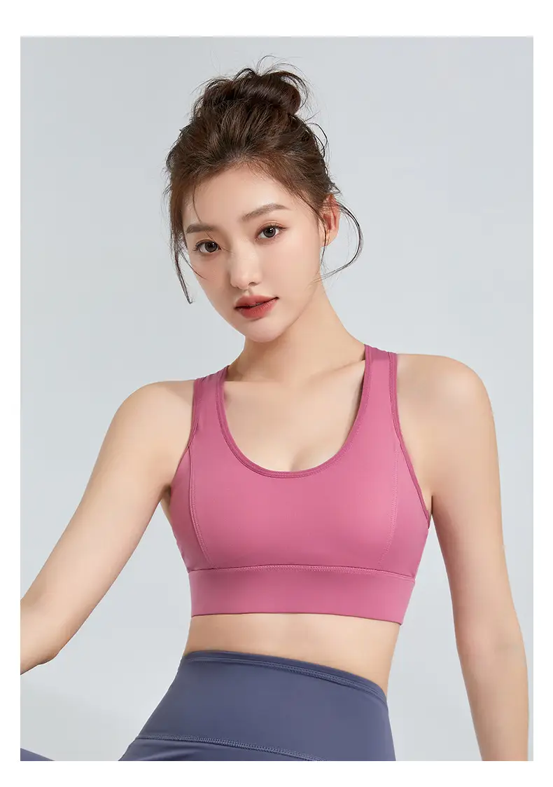 Women's Anti-Sagging Sports Bra Nude Back Closure — feature 19