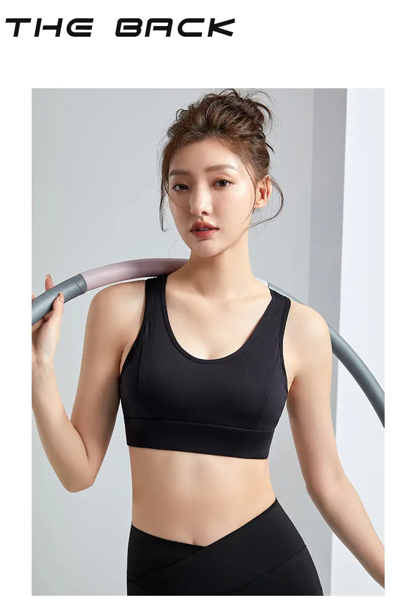 Women's Anti-Sagging Sports Bra Nude Back Closure — feature 23